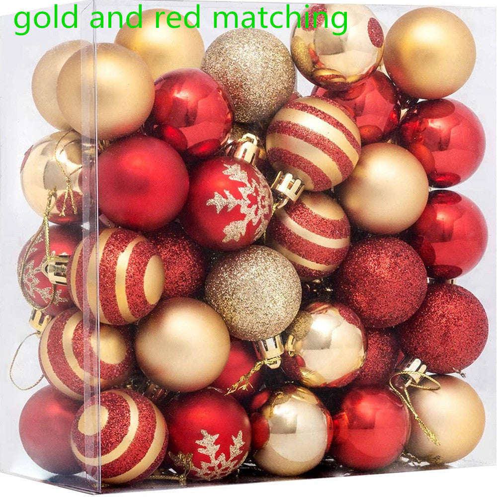 Brehn | 4CM, 50CM Handgefertigte Weihnachtsbaumkugeln Deko