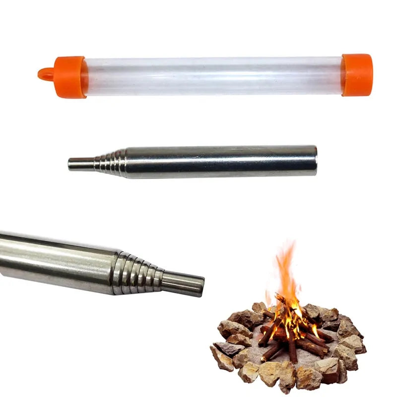 Brehn | Survival Blowpipe for Outdoor Cooking – FireBoost