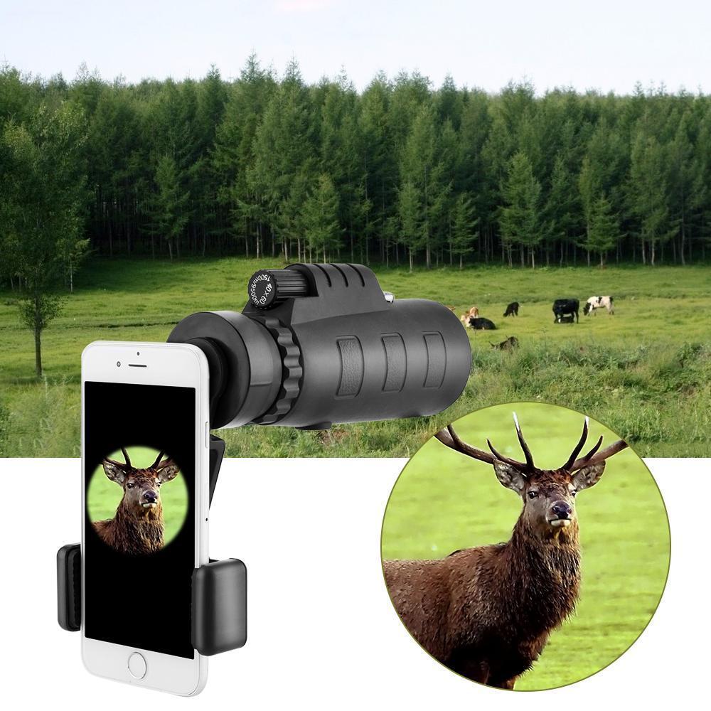Brehn | SmartZoom 40x Zoom Telephoto HD Kameraobjektiv für iPhone, Samsung und Android-Smartphones