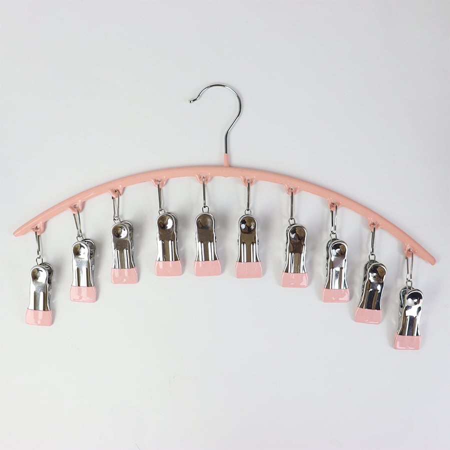 Leggings-Organizer Kleiderbügel mit Gummi-Clips | Brehn