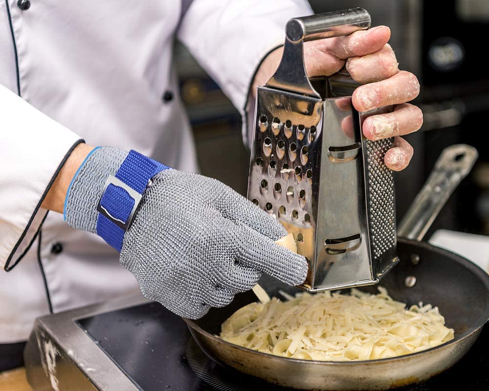 Lebensmittelgeeignetes Edelstahl-Metallgewebe-Handschuh