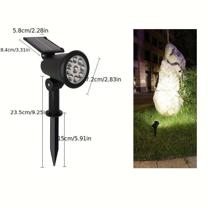 SolarLuxe Spotlight - Nachhaltige 9LED Gartenbeleuchtung | Brehn