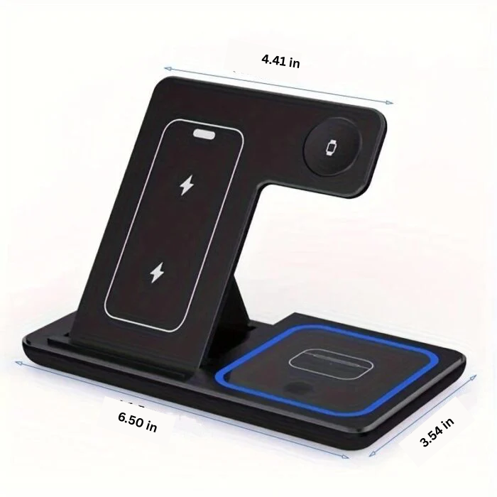 3-in-1-Wireless-Induktionsladegerät für iPhone
