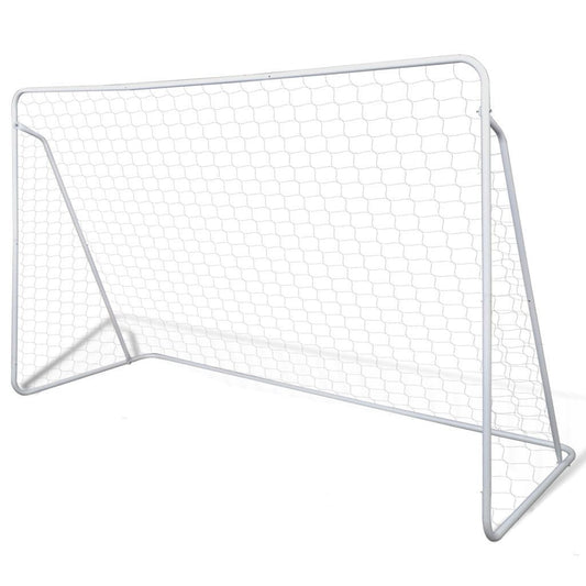Brehn | Stahl Fußballtor Set - 240 x 90 x 150 cm