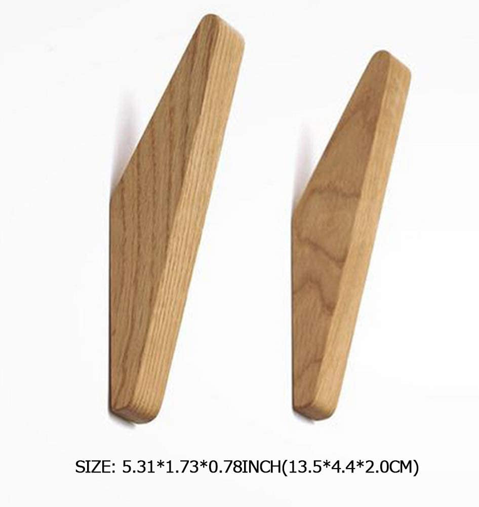 Holzhaken Set Nordhaak – 6 Minimalistische Mäntelhaken aus Massivholz | Brehn