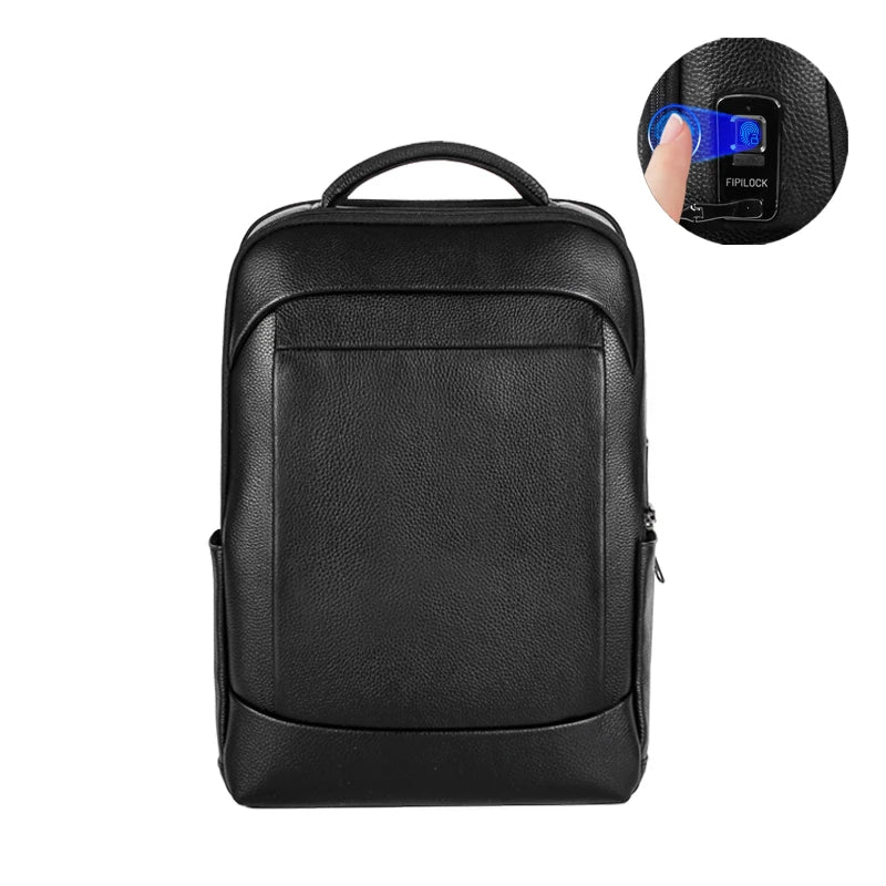 Herren Business Laptop Rucksack mit Fingerabdruckschloss – Große Kapazität Diebstahlschutz | Brehn