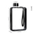 Brehn | Flache transparente Wasserflasche