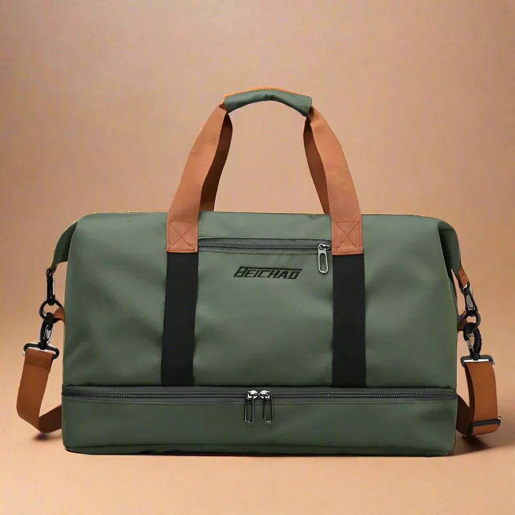 STRIDEGEAR – Wasserdichte Reisetasche mit Schuhfach und Nass-/Trockenfach