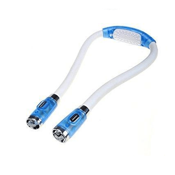 FlexiGlow – Flexible LED-Nackenlampe zum Stricken, Basteln und Lesen