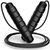 Flexijump Verstellbares Springseil – Verwicklungsfreies Speed-Springseil – Cardio-, Gewichtsabnahme- und Koordinationstraining – Komfortable Schaumstoffgriffe