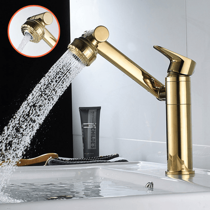 Brehn Flexispout 360° schwenkbare Waschtischarmatur mit Sprühfunktion – 4 Farben