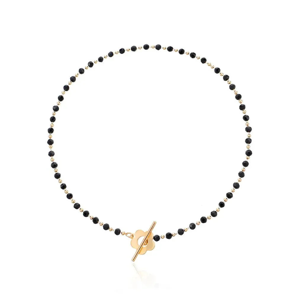 Brehn | Florale Choker Blumenschließe Halskette