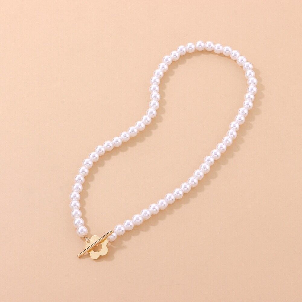 Brehn | Florale Choker Blumenschließe Halskette