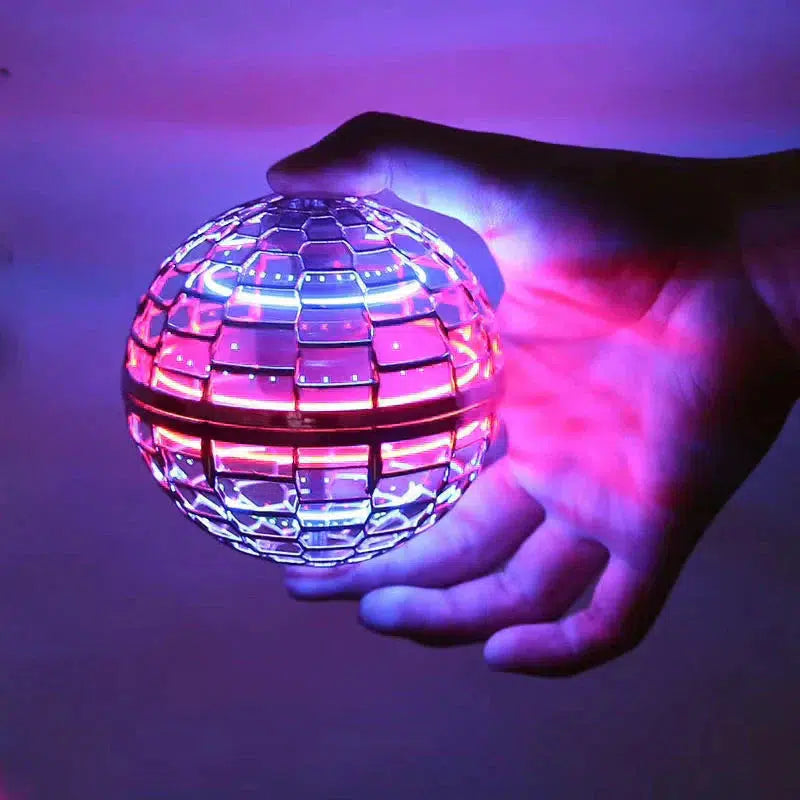 Brehn | Der Original Flying Orb Ball | Aerodynamischer Flug-Spinner mit LED-Effekten | 360° Rotation & Boomerang-Funktion | Stoßfestes Gehäuse & USB-Schnellladung