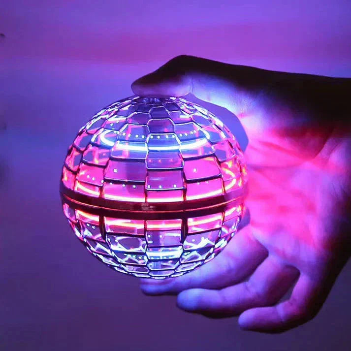 Brehn | Flying Orb Ball | Aerodynamisches 360°-Fluggerät | Intelligente Kreiselstabilisierung | Stoßfeste Polypropylen-Struktur | USB-Schnellladung | LED-Effekte