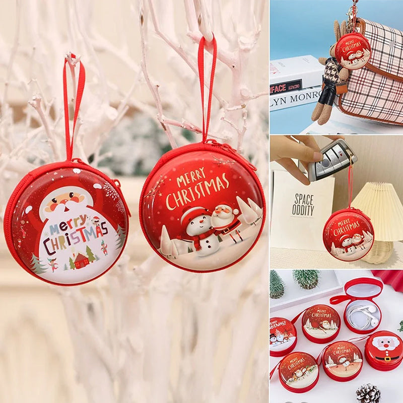Brehn | Weihnachts Mini Geld Schlüssel Taschen (Zufälliger Stil)