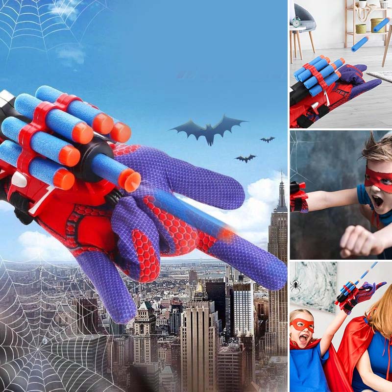Netzwerfer-Spielzeug mit Spinnenhandschuhwerfer