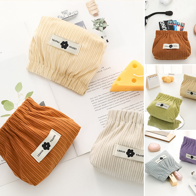 Kosmetiktasche aus Cord  | Brehn