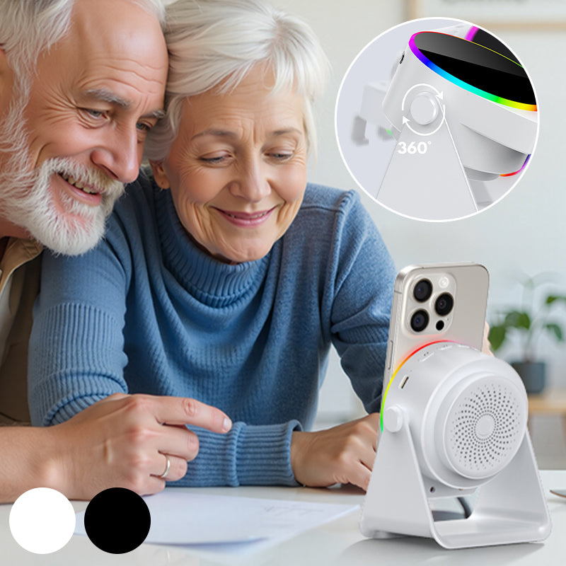 Brehn | 4-In-1 360° Drehbarer Bluetooth Lautsprecherständer