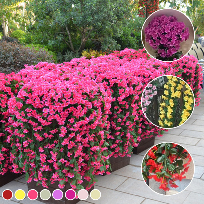 Violetter Blumenampel der Simulation | Brehn