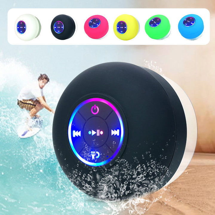Brehn | Mini Bluetooth-Duschlautsprecher mit LED-Licht