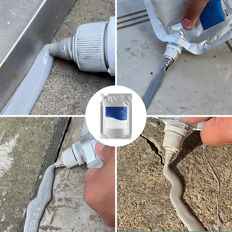 Mörtelkleber zur Reparatur von Dach- und Bodenrissen