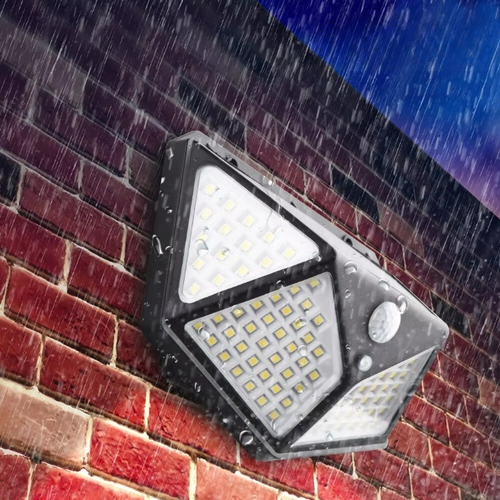 MULTIFUNKTIONALE SOLARLAMPE - WASSERFESTE LED-GARTENLAMPE MIT BEWEGUNGSMELDER | Brehn