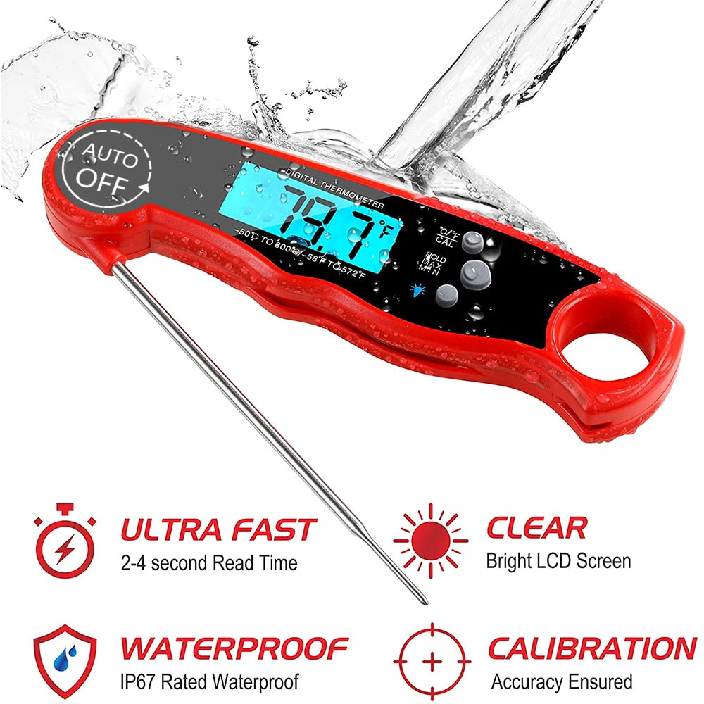Lebensmittelthermometer Digitales Küchenthermometer Fleisch Kochen Elektronisch | Brehn