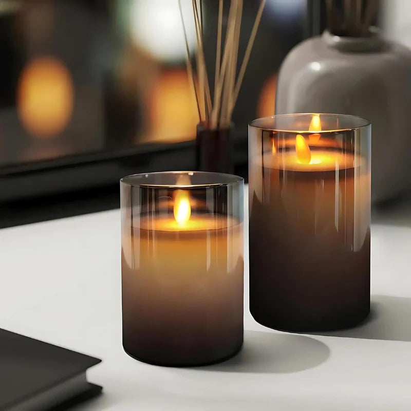 Brehn | LuxeLumen LED Kerzen Set | Elegante LED Kerzen mit Fernbedienung für stimmungsvolle Atmosphäre