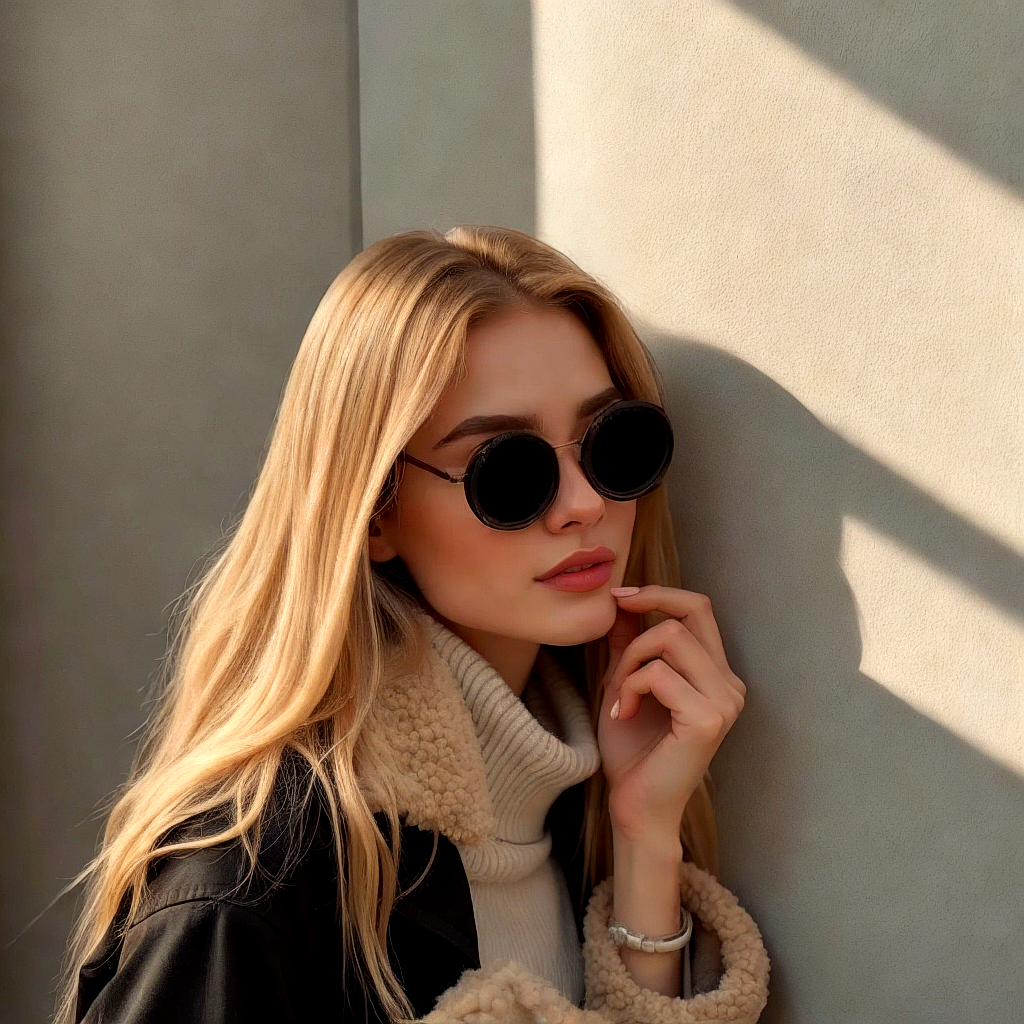 Brehn | ShadowSunglasses | Sonnenbrillen mit schwarzen Gläsern Stylisher UV-Schutz Fashion