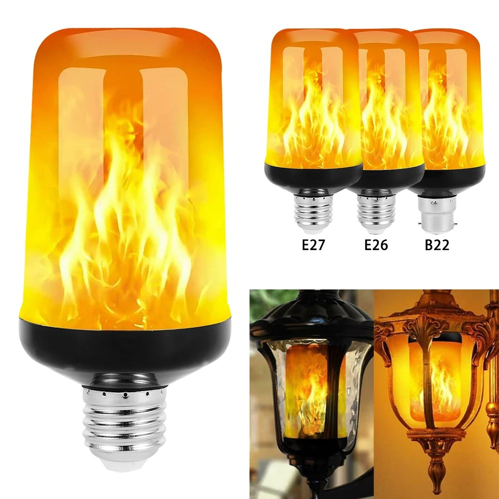LED FLAME LIGHT PARTY LAMP - 4 MODI FEUER SIMULATION | Brehn