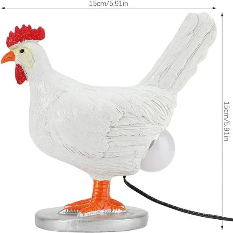 Brehn | Lustige Hühner Tischlampe - ChickLite
