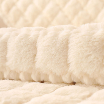 Biscuit Plush Soft Rutschfeste Couchabdeckung mit Antirutschdesign | Brehn