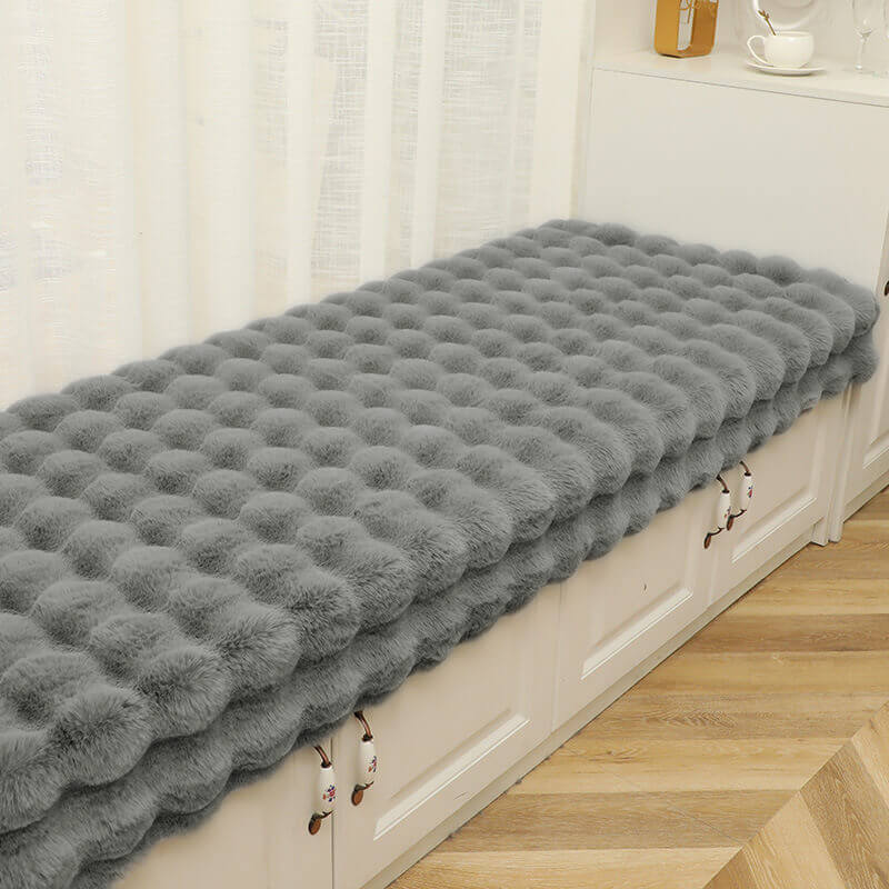 Kuschelplüsch Einfarbige Rutschfeste Couchdecke für Komfort | Brehn