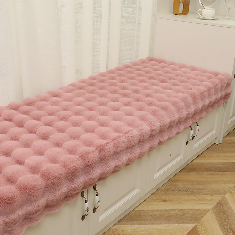 Kuschelplüsch Einfarbige Rutschfeste Couchdecke für Komfort | Brehn