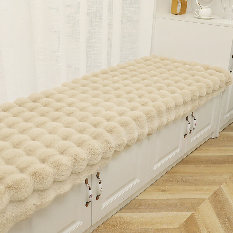 Kuschelplüsch Einfarbige Rutschfeste Couchdecke für Komfort | Brehn