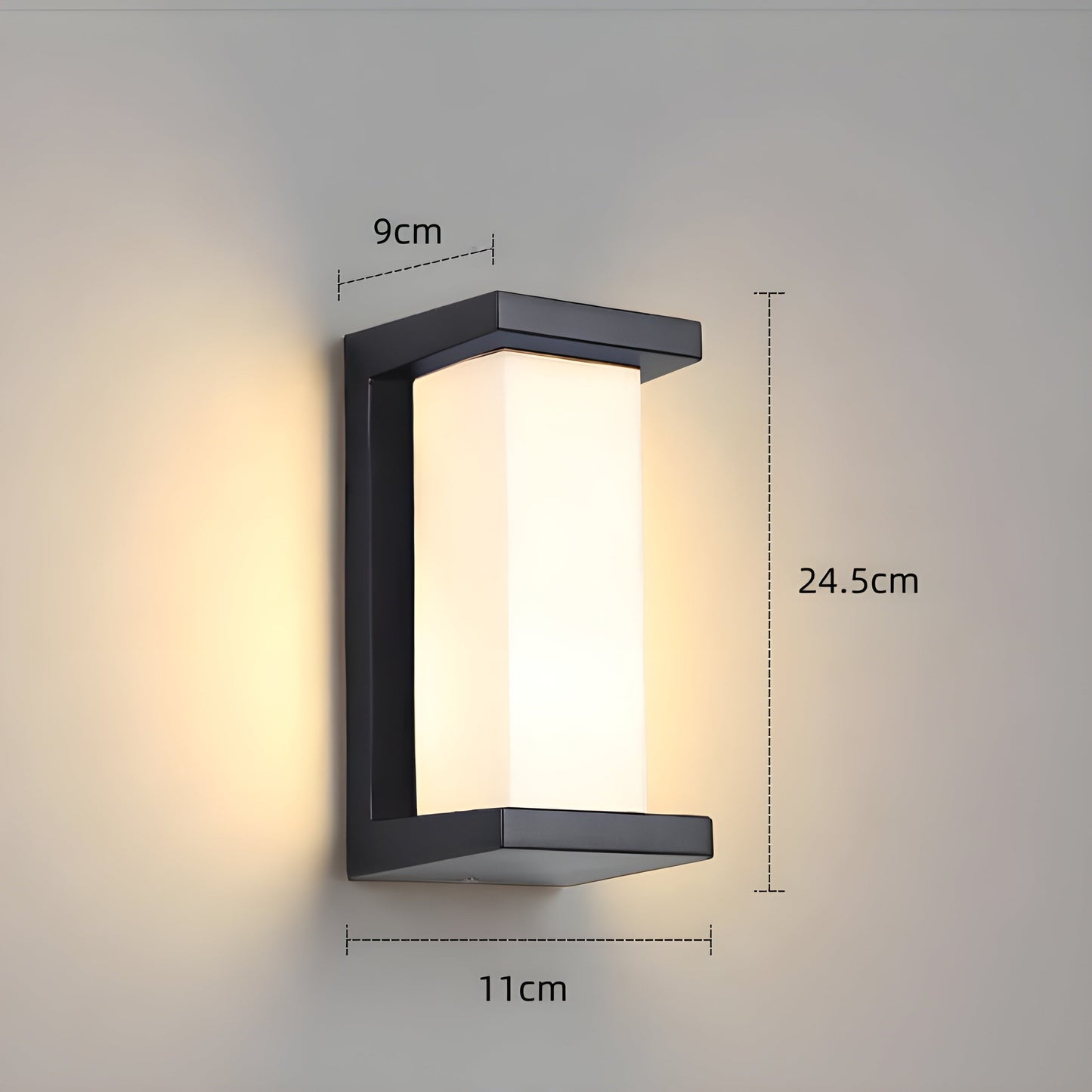 Brehn | LED Außen Bewegungsmelder wasserdichte Wandlampe