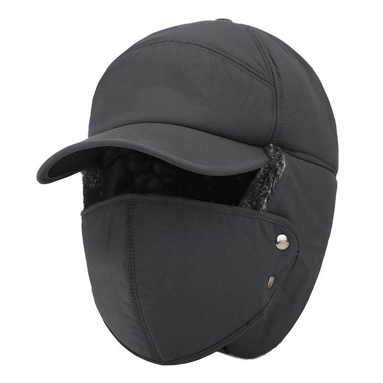 Brehn | LuxGuard winddichtes Beanie mit Ohrenschutz | Schützt stilvoll gegen Wind und Kälte