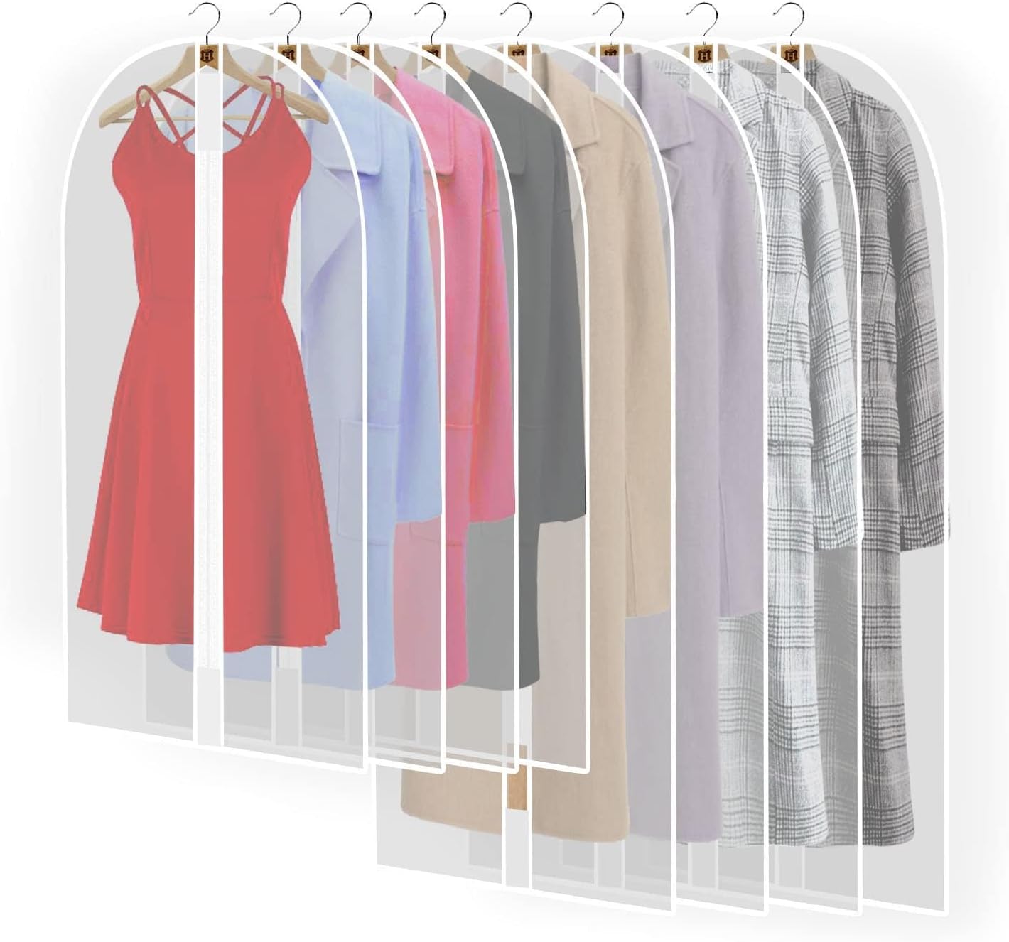 Extra-lange Kleid & Robe Kleiderbeutel – 180 cm Schutzhüllen mit Griffen | Brehn