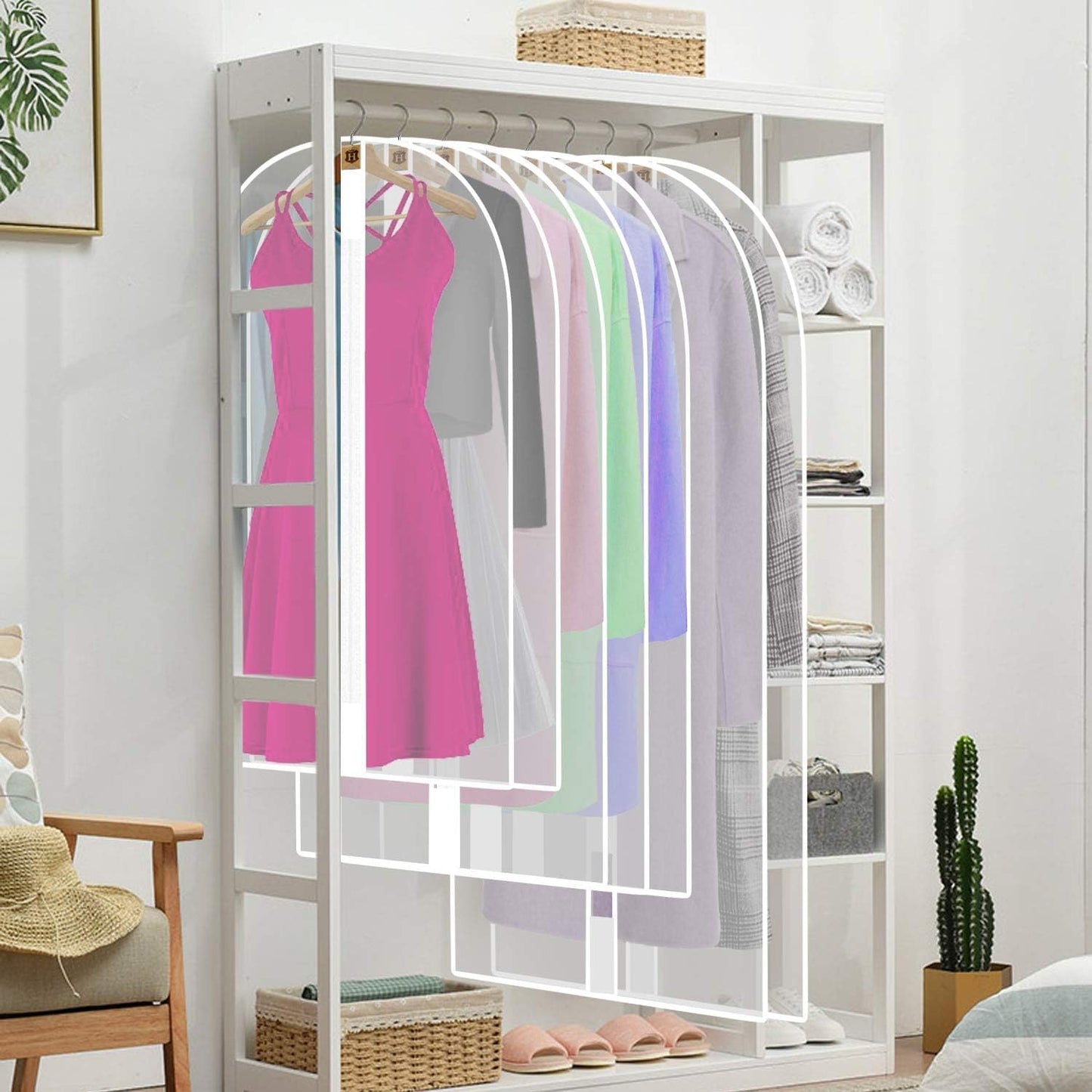 Extra-lange Kleid & Robe Kleiderbeutel – 180 cm Schutzhüllen mit Griffen | Brehn