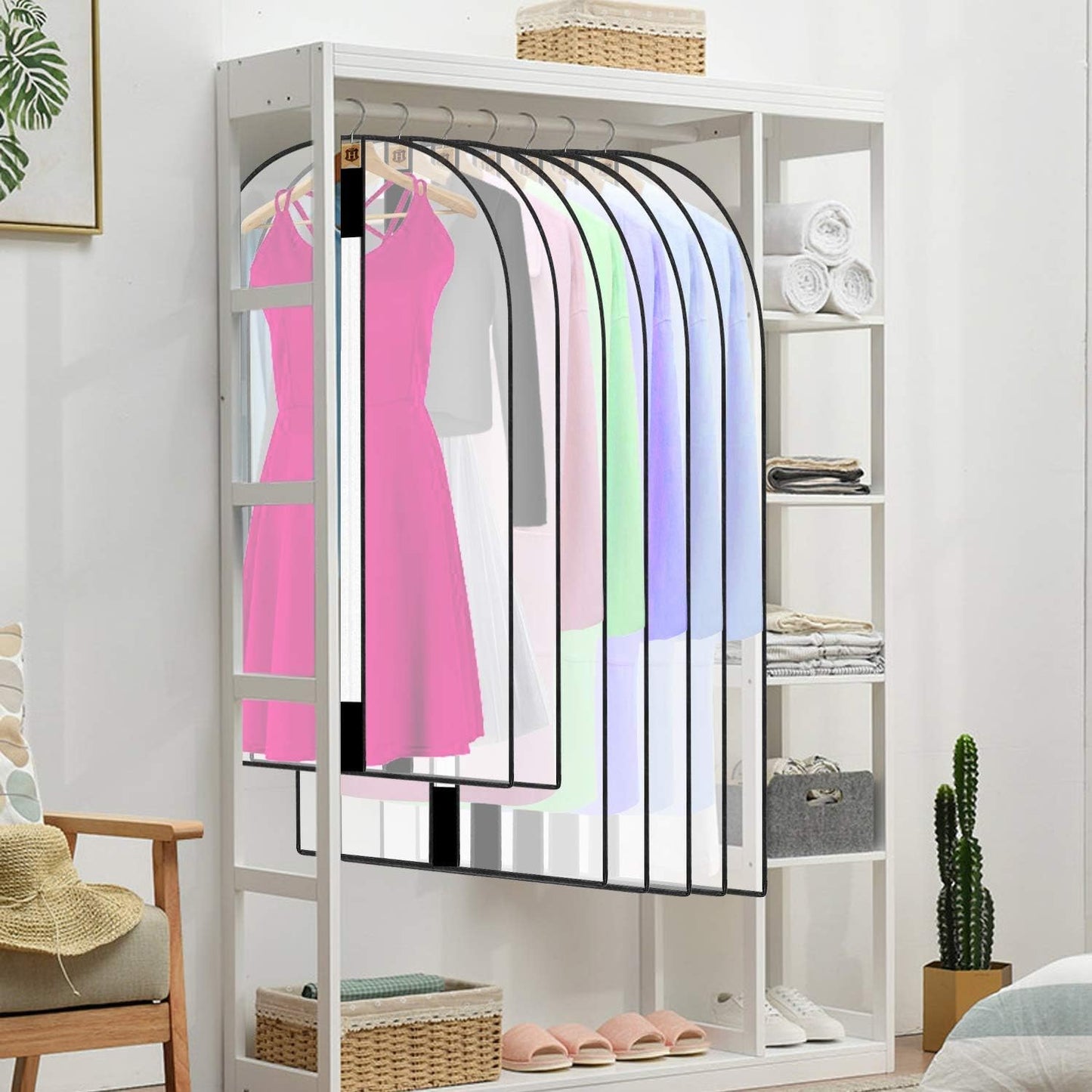 Extra-lange Kleid & Robe Kleiderbeutel – 180 cm Schutzhüllen mit Griffen | Brehn