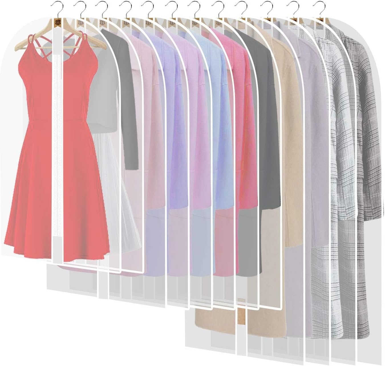 Extra-lange Kleid & Robe Kleiderbeutel – 180 cm Schutzhüllen mit Griffen | Brehn