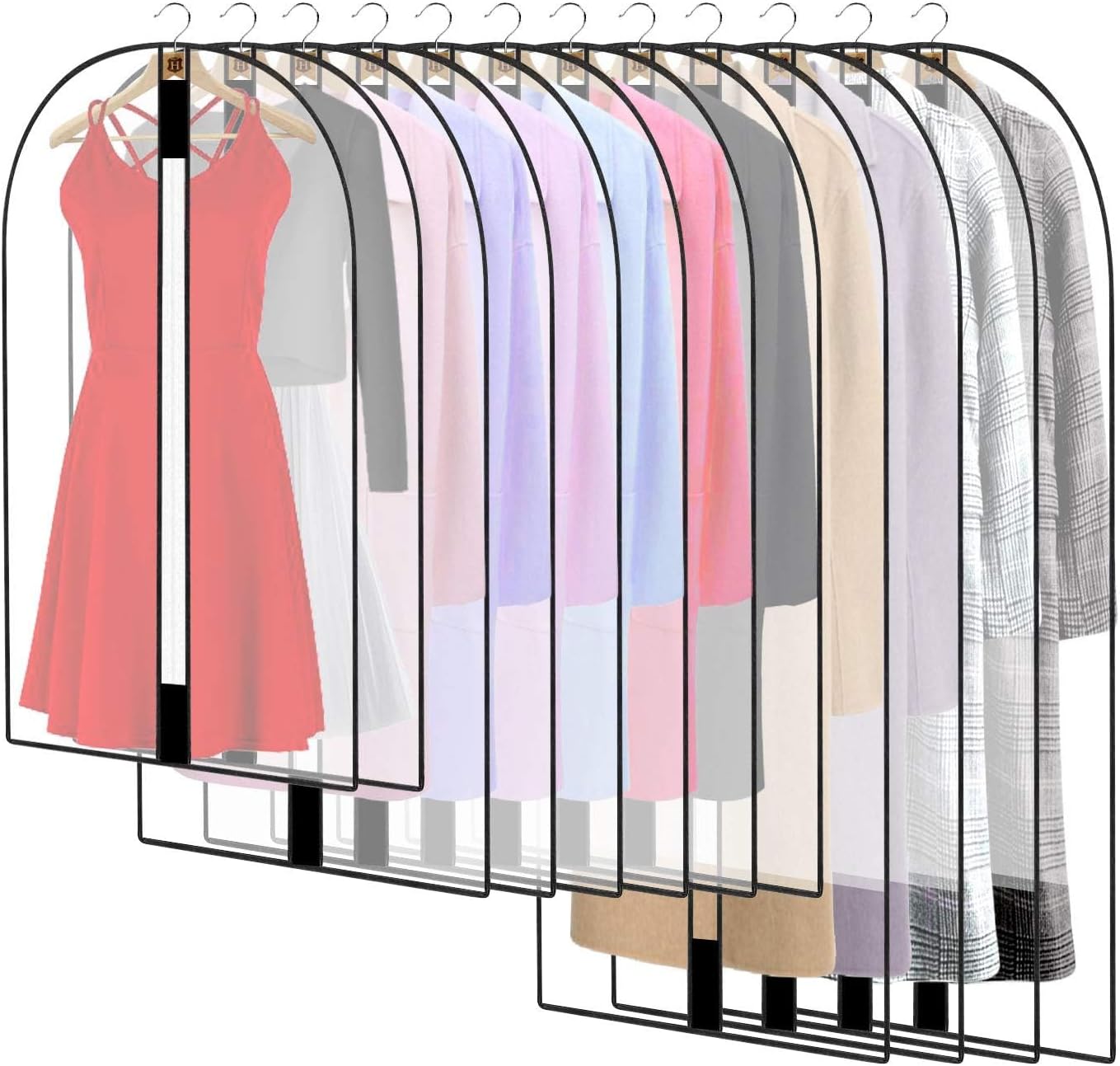 Extra-lange Kleid & Robe Kleiderbeutel – 180 cm Schutzhüllen mit Griffen | Brehn