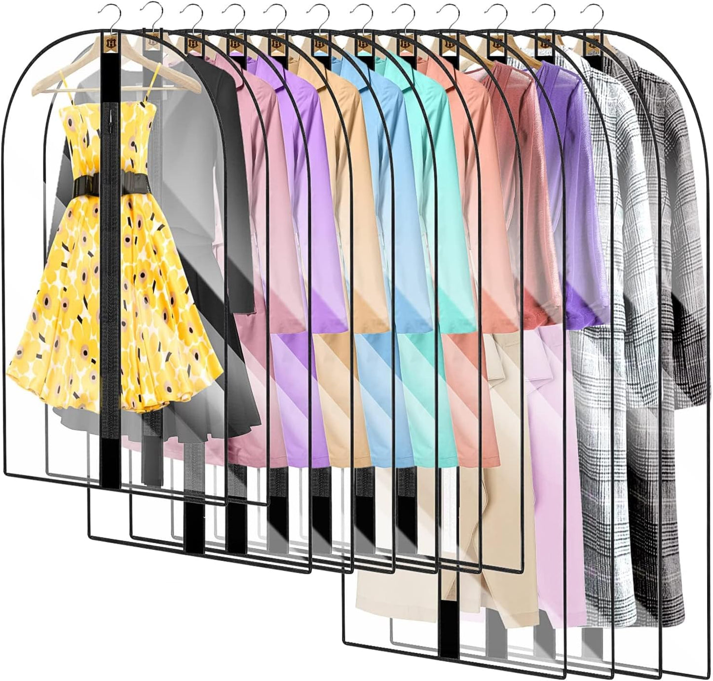 Extra-lange Kleid & Robe Kleiderbeutel – 180 cm Schutzhüllen mit Griffen | Brehn