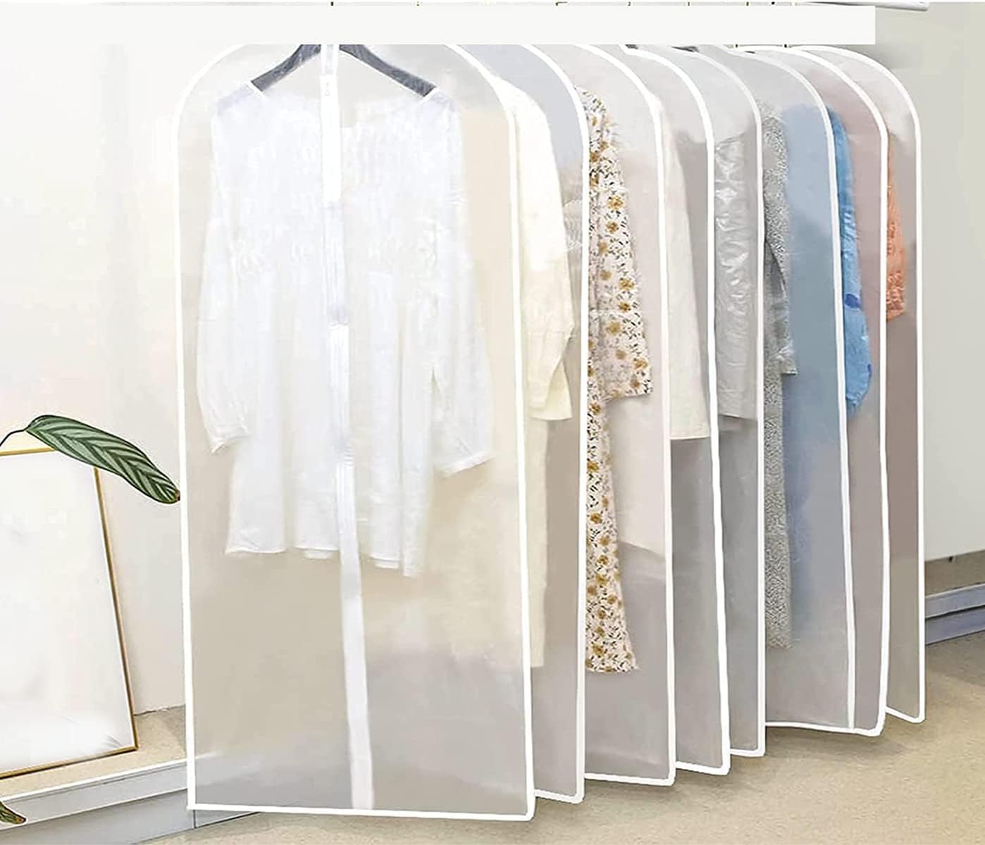 Klare Bekleidungsaufbewahrungstaschen – Packung mit 5 (Kaufe 1, Bekomme 1 GRATIS) | Brehn