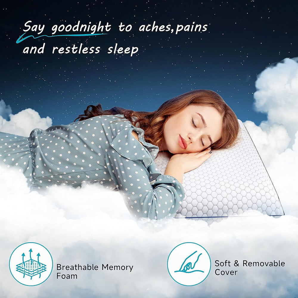 GeliPillex Kühlgel Memory-Foam-Kissen | Brehn