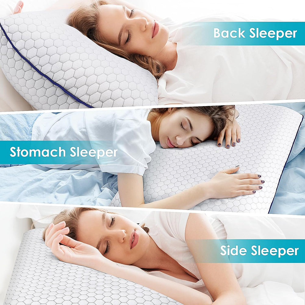 GeliPillex Kühlgel Memory-Foam-Kissen | Brehn