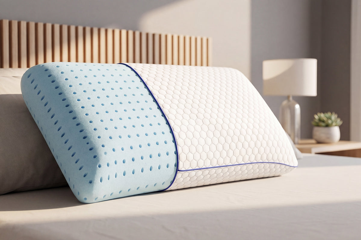 GeliPillex Kühlgel Memory-Foam-Kissen | Brehn