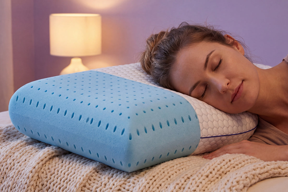 GeliPillex Kühlgel Memory-Foam-Kissen | Brehn