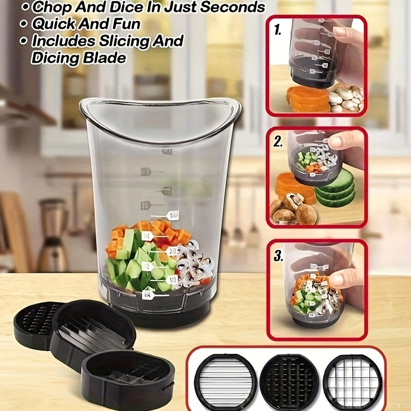 Brehn | 3-in-1 Hand-Slicer & Hackmesser - QuickSlice